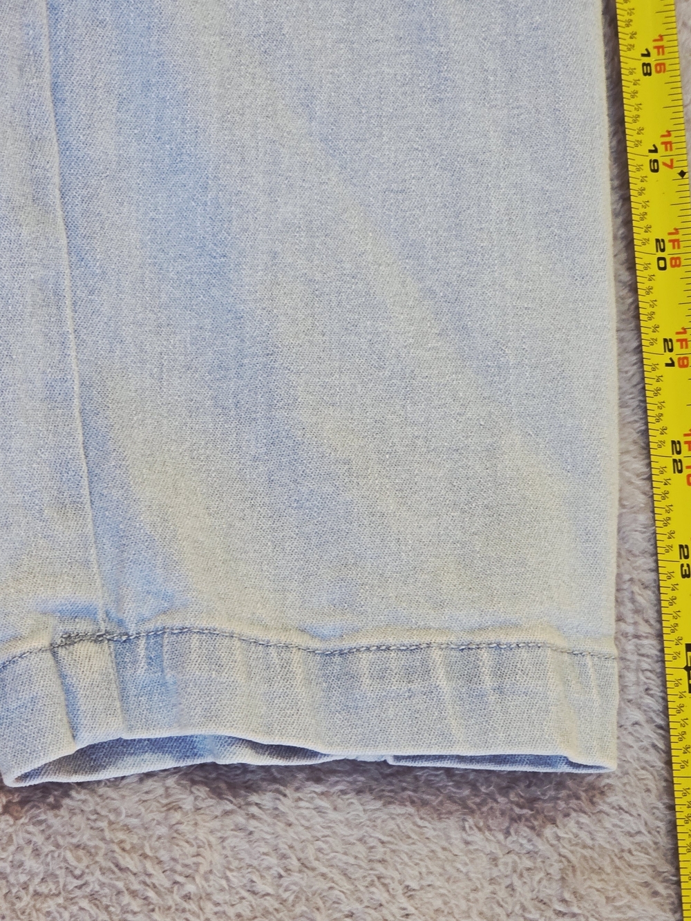 Denim&Co Light Blue Embellished Collar Denim Blazer - Picture 12 of 12